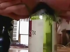Riding a Wine Bottle on the dinner Table