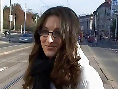 Czech amateur Monika gets picked up from the stree
