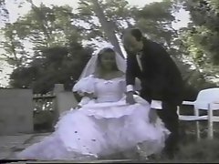 french girl gets fucked while wearing a white wedding dress