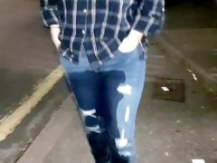 Alice wetting my jeans in public! So daring! Almost caught! )