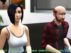 DD Sims - Wife fucked friends in front of husband - Sims 4