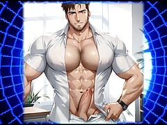 hot muscular cartoon guys with big dicks 4