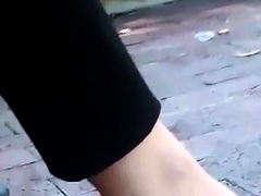 Sexy Teen has a foot Fetish
