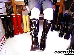 Hunter Boots Unboxing - Rubber Boot Fetish - Oscar Thickk