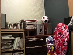 Nerdy Japanese girl with a sweet ass takes a deep pounding