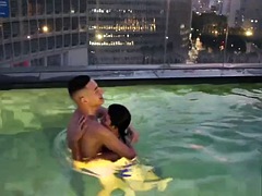 After the pool - this hot sex