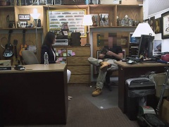 Customers wife fucked by pervert pawnkeeper at the pawnshop
