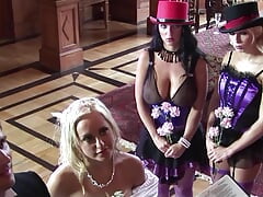 Blonde bride wanted to get married and have an orgy with everyone in the room